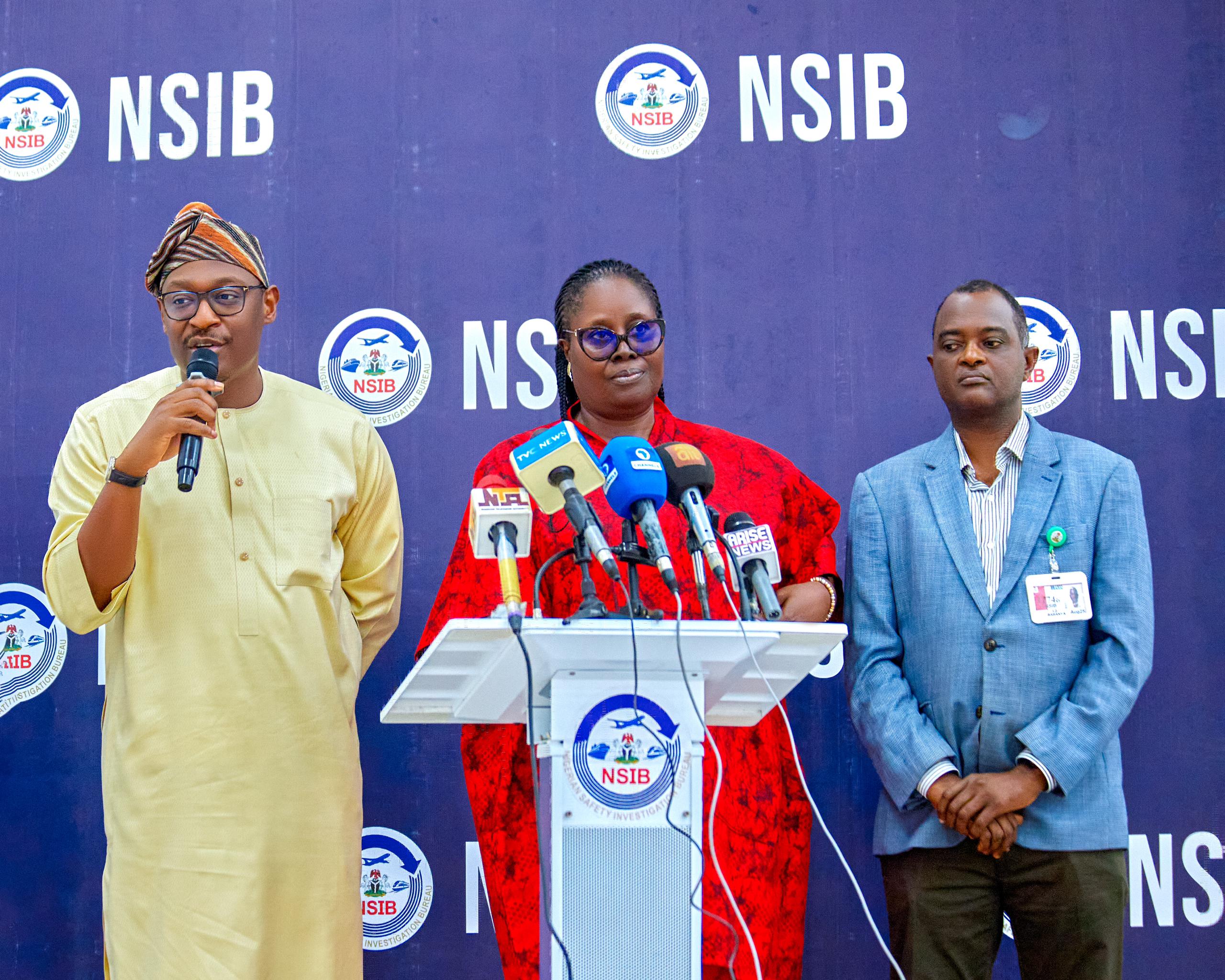 NSIB HOLDS PRESS BRIEFING ON TRAIN DERAILMENT AT ASHAM TRAIN STATION ABUJA, NIGERIA